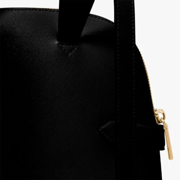 S Kate Spade Staci Dome Backpack Black Saffiano Leather Bag KG021 NWT $359Retail - Picture 9 of 9